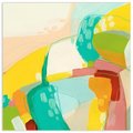 Empire Art Direct Empire Art Direct TMP-133825-3838 38 x 38 in. Chroma 3 Abstract Colorful Frameless Tempered Glass Panel Contemporary Wall Art TMP-133825-3838